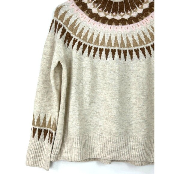Cece Womens Glamour Melody Antique Beige Mock Neck Sweater Small New With Tag R2 - Picture 4 of 13